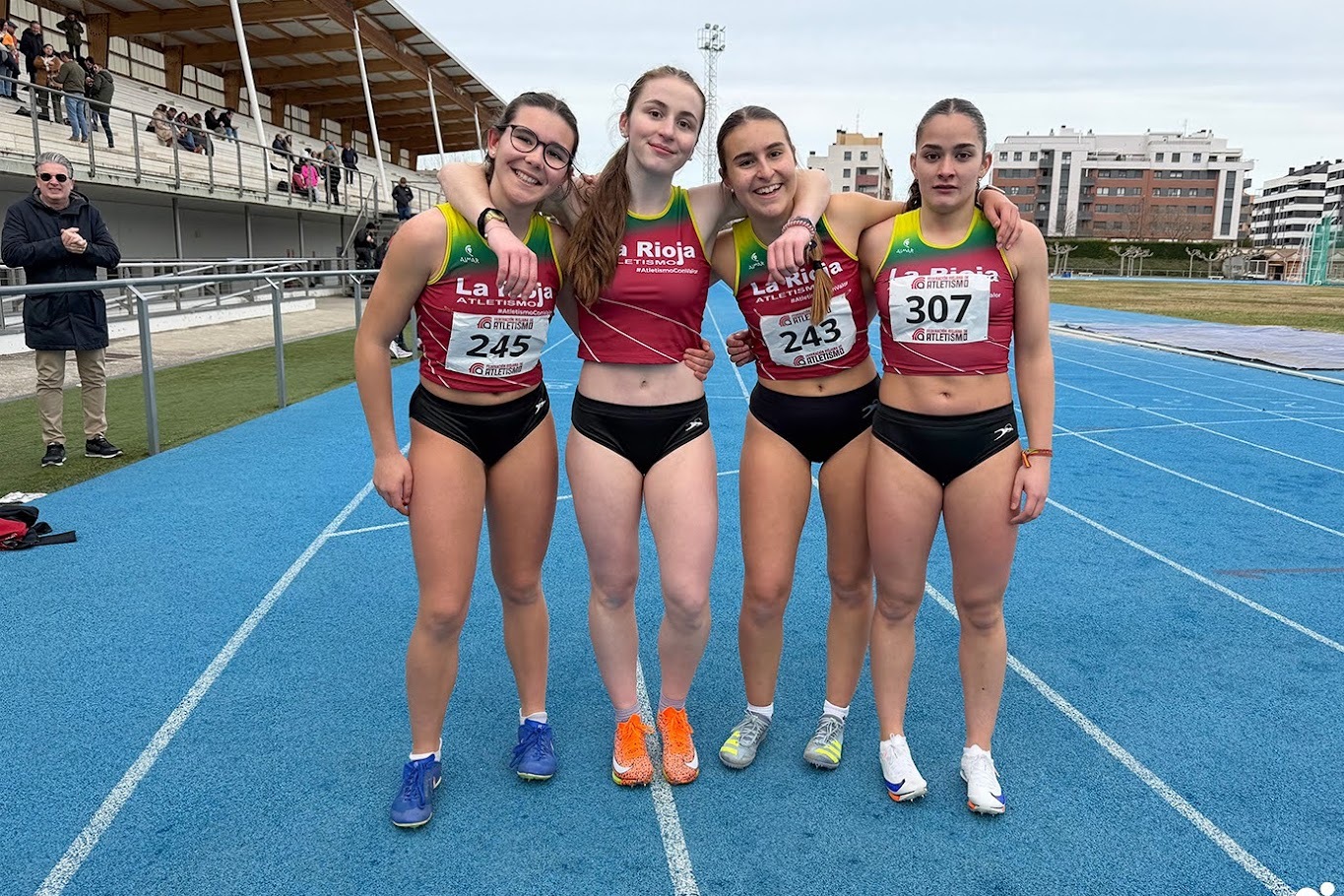 Equipo de relevos de La Rioja Atletismo