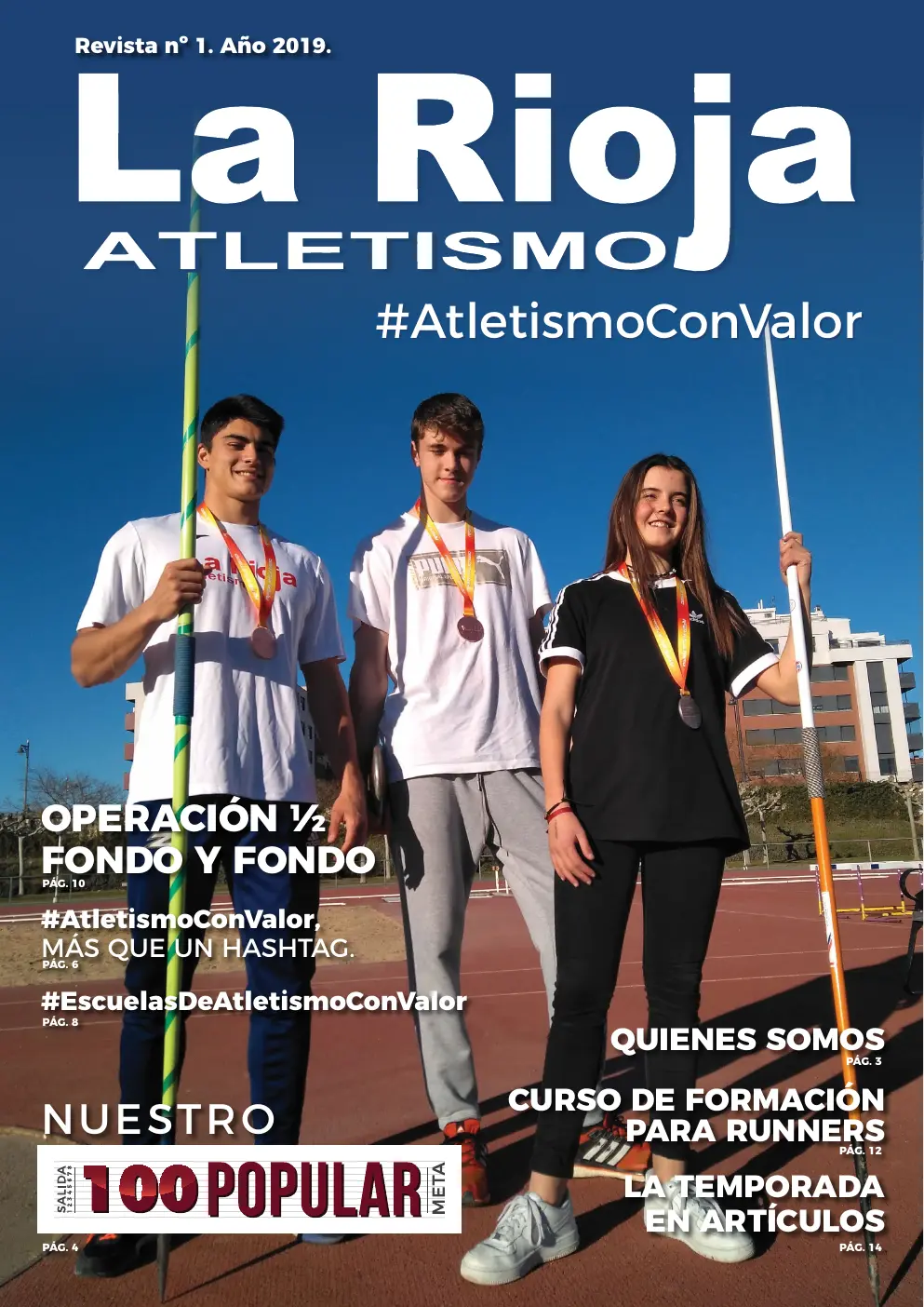 Portada de la Revista La Rioja Atletismo · 2019